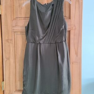 Olive Green Sleeveless Dress